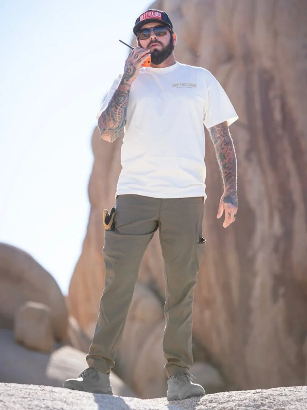 Off The Grid Surplus Lancer Taper Fit Pant - Beluga Brown